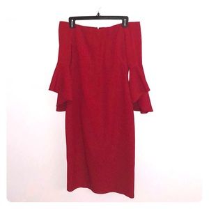 Red cocktail dress Size 4